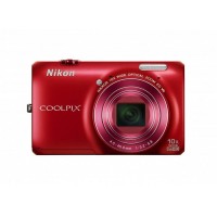Nikon COOLPIX S6300 16MP Compact Digital Camera (Red)